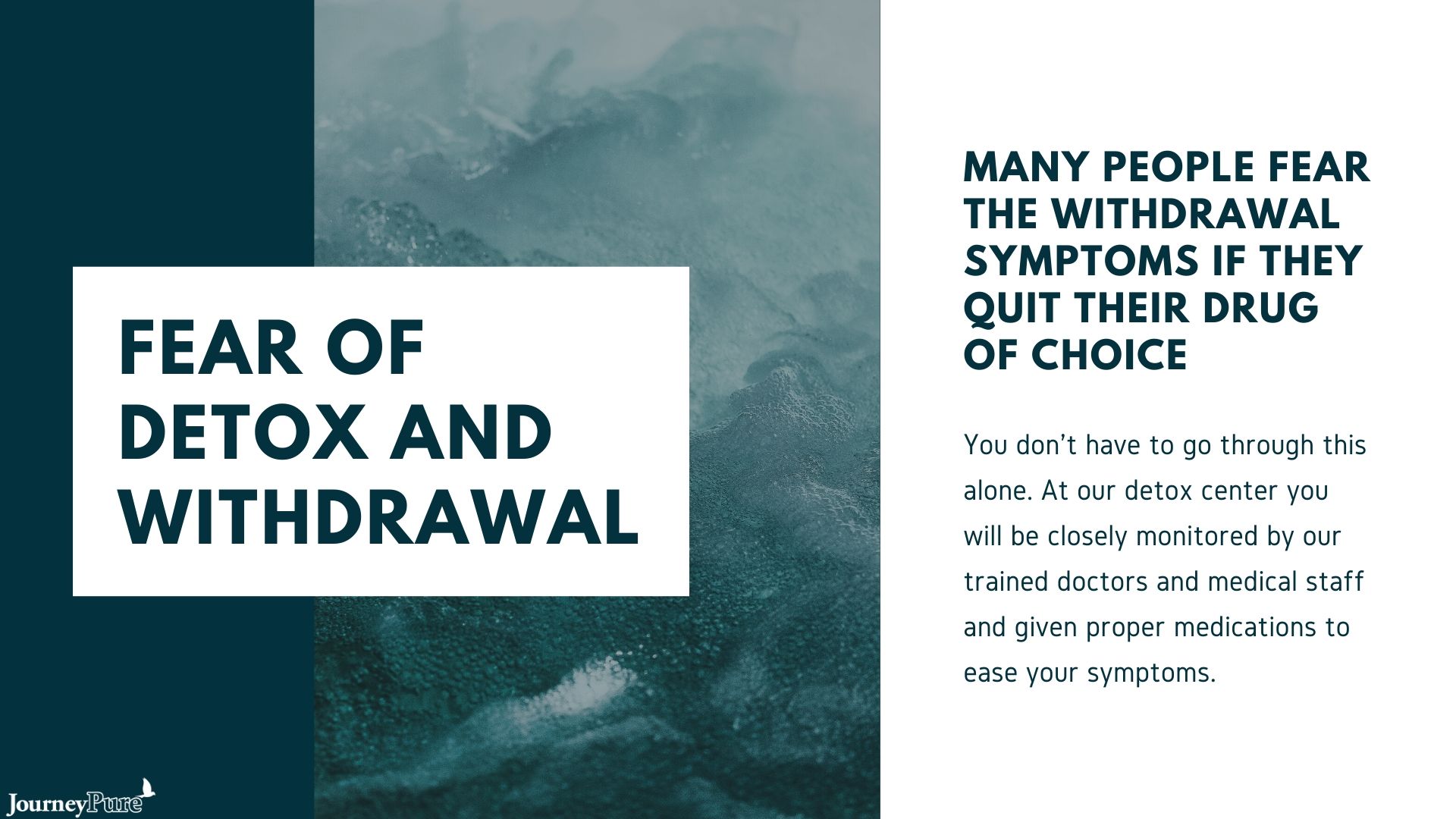 fear of detox and withdrawal symptoms