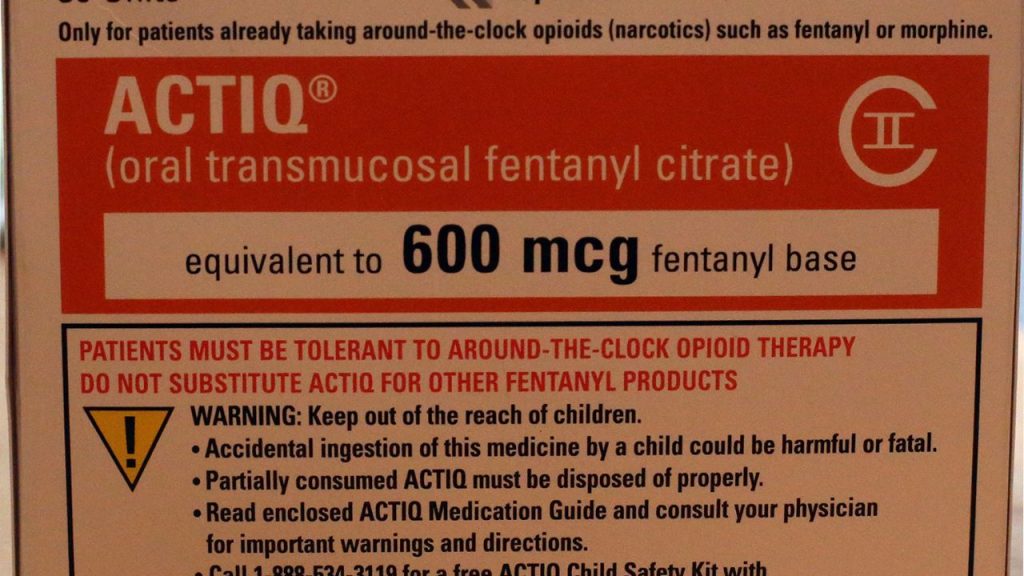 A medical version of fentanyl for prescribed use