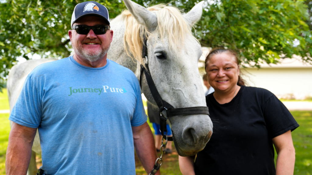 Jon Levi, JourneyPure's Nashville rehab barn manager and equine therapy facilitator